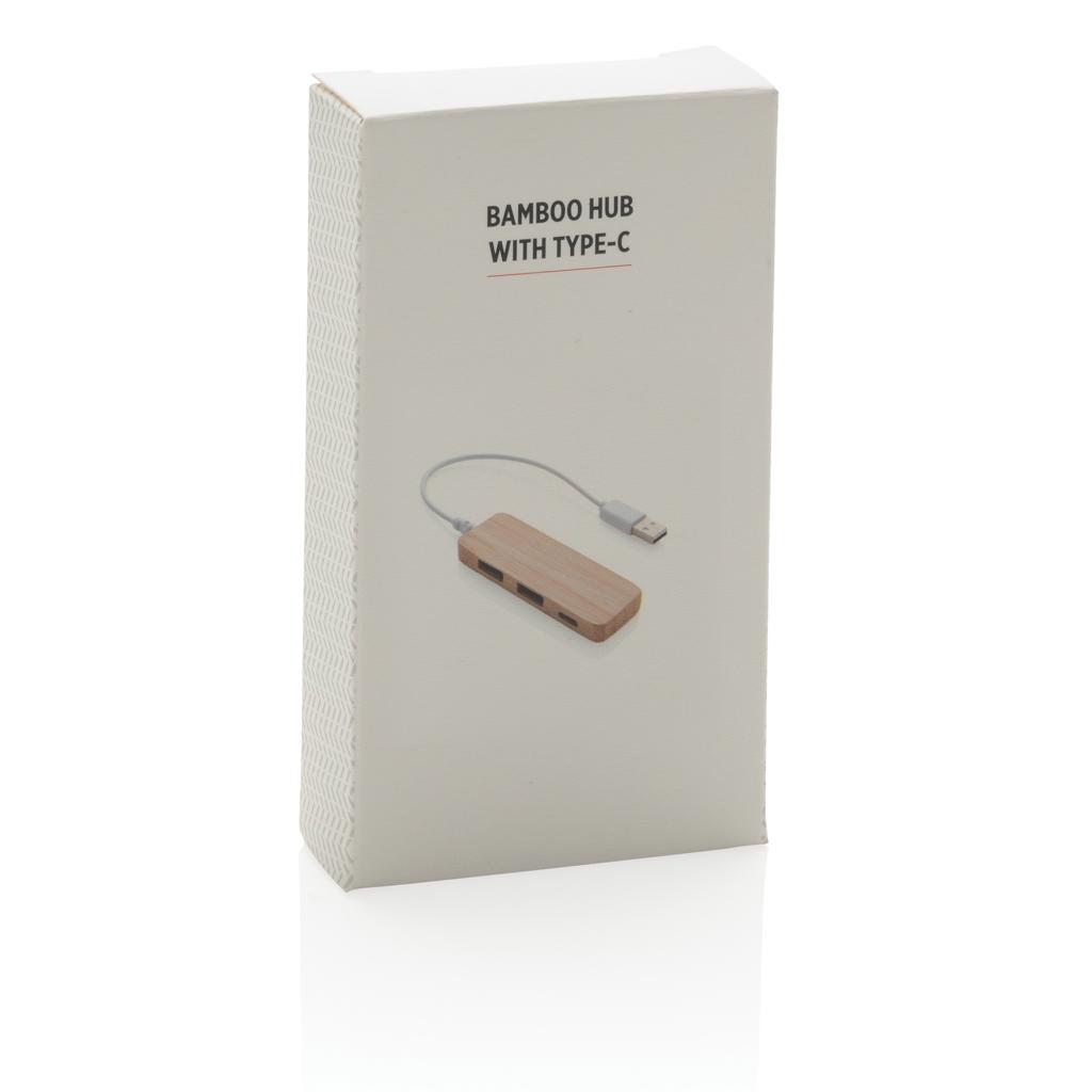 Bild på USB-hubb Bambu med Type-C