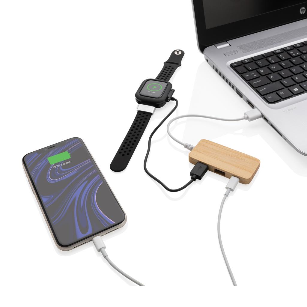 Bild på USB-hubb Bambu med Type-C
