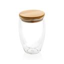Bild på Glas Dubbelväggigt 350ml med bambulock
