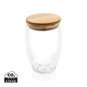 Bild på Glas Dubbelväggigt 350ml med bambulock