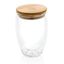 Bild på Glas Dubbelväggigt 350ml med bambulock