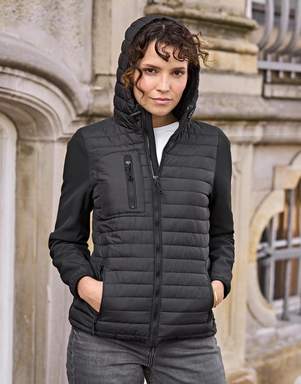 Bild på Hybridjacka TeeJays Crossover Hooded Dam