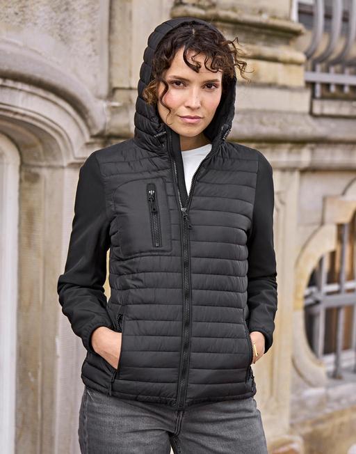 Hybridjacka TeeJays Crossover Hooded Dam