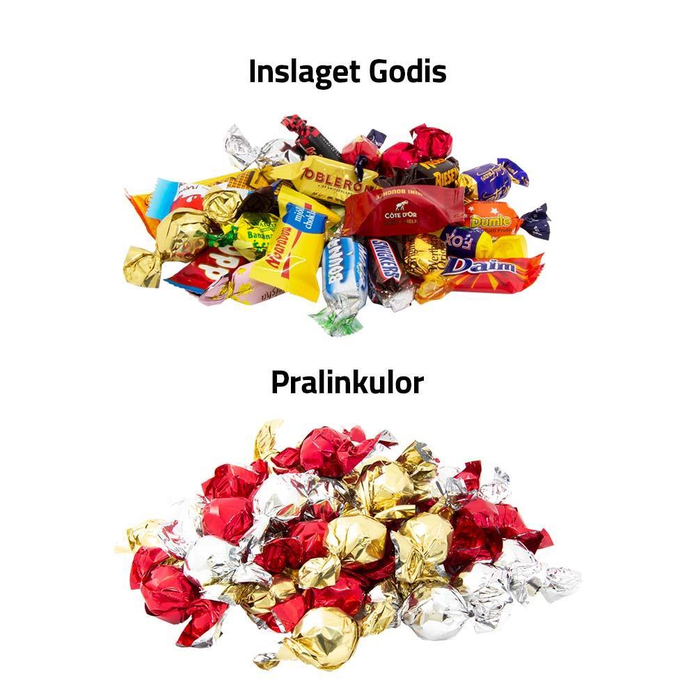 Bild på Trälåda med Godis 1,5kg