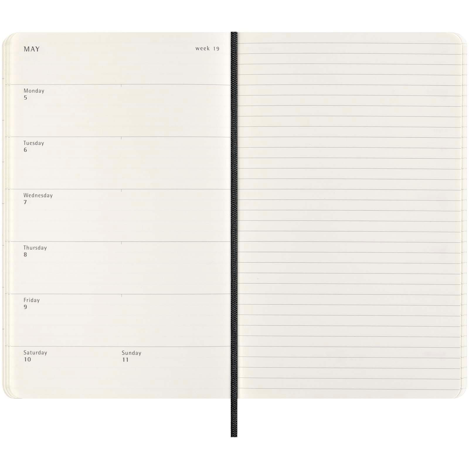 Bild på Veckoplanerare Moleskine Boa 2025 med mjukt omslag