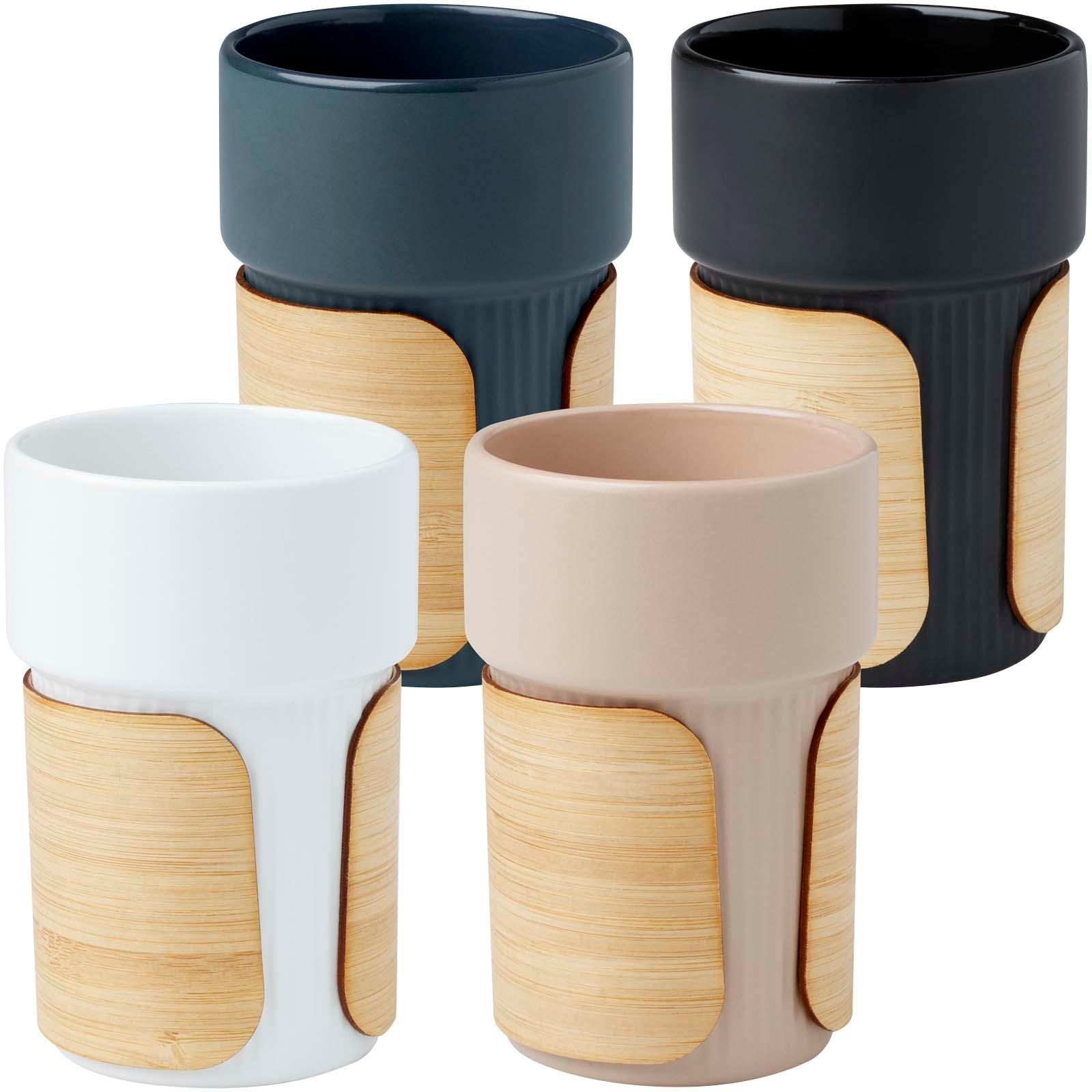 Bild på Mugg Fika 350ml med bambuhylsa