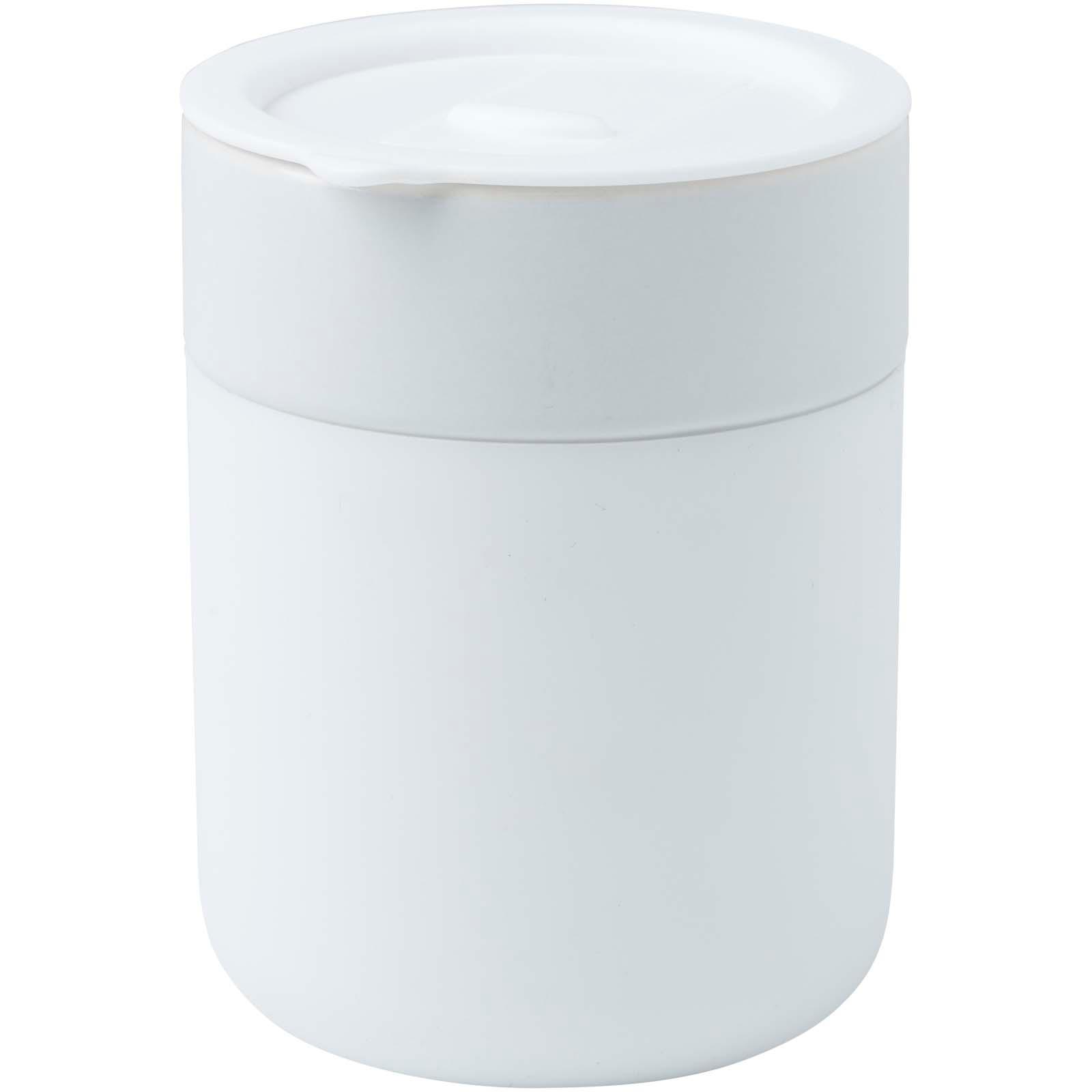 Bild på Keramikmugg Java 330 ml med silikonfolie och plastlock