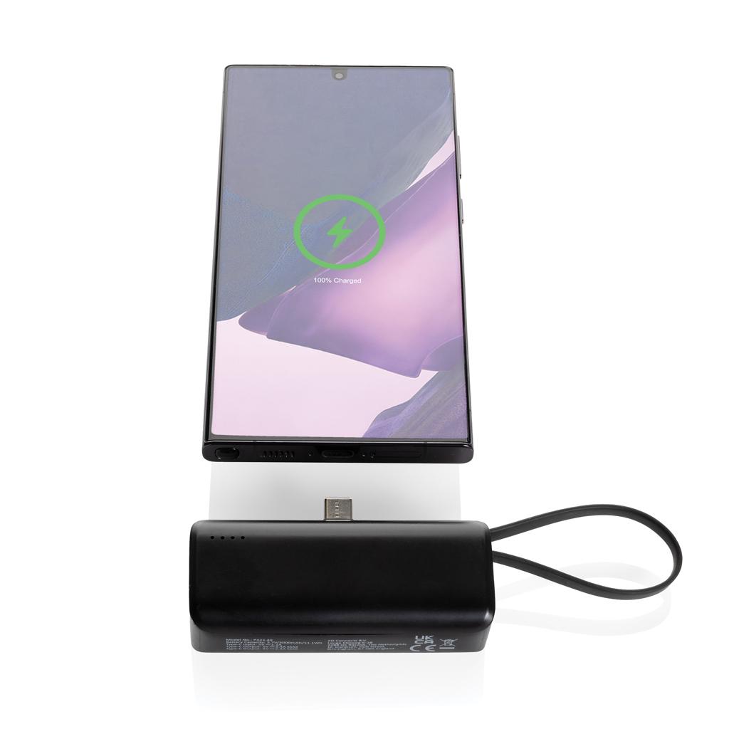 Bild på Powerbank Powerlink 3000 mAh 12W med USB C-kontakt