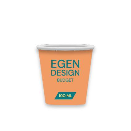 Pappersmugg Espresso 100 ml - Budget