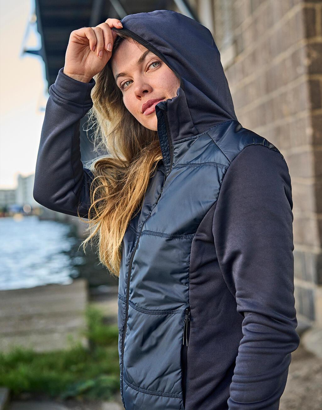 Bild på Hybridjacka TeeJays Hybrid-Stretch Hooded Dam