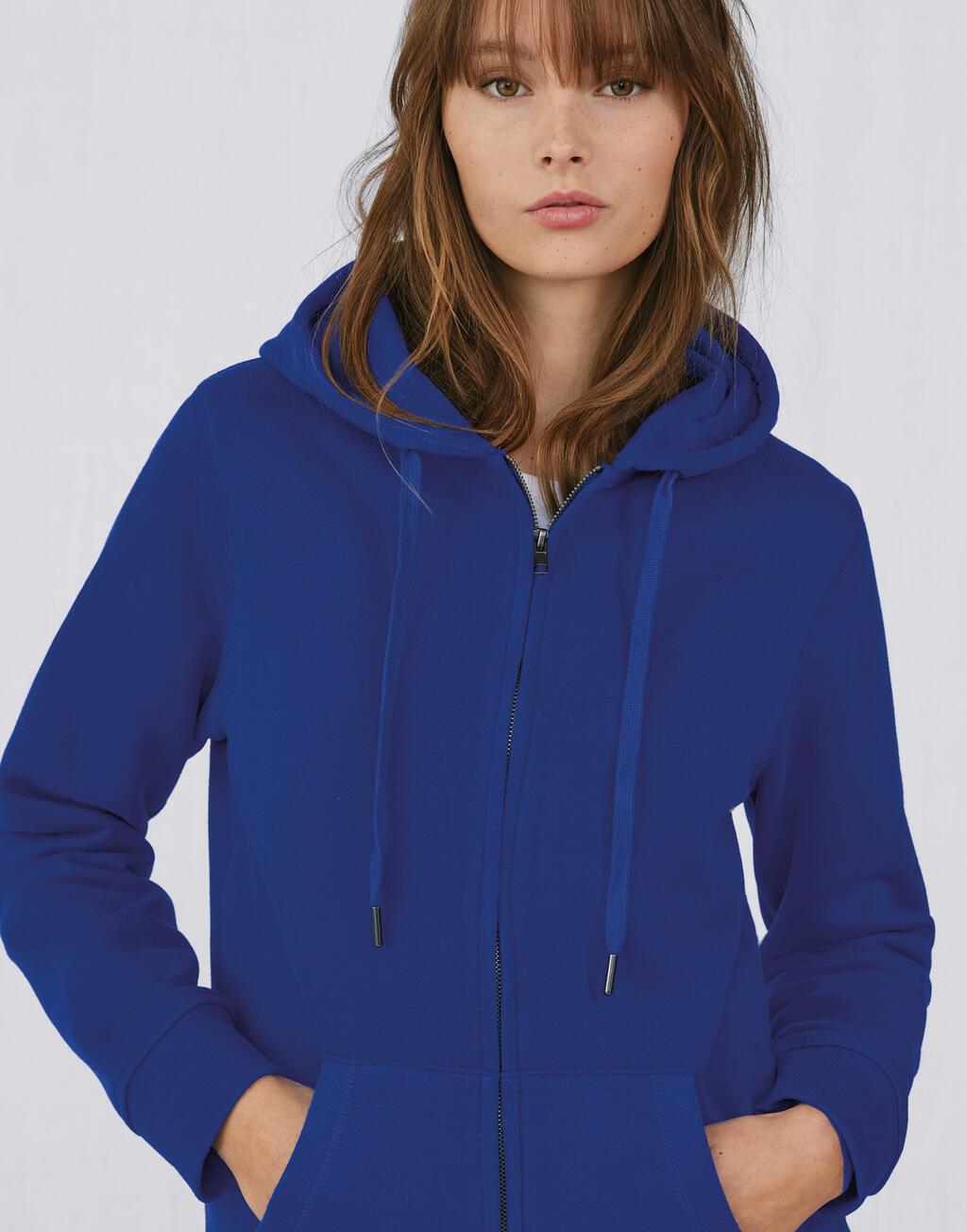 Bild på Hoodie B&C QUEEN Zip Dam