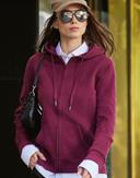 Bild på Hoodie B&C QUEEN Zip Dam