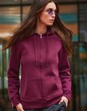 Bild på Hoodie B&C QUEEN Zip Dam