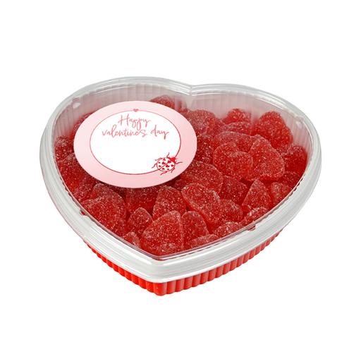 Geléhjärtan i hjärtask 380g