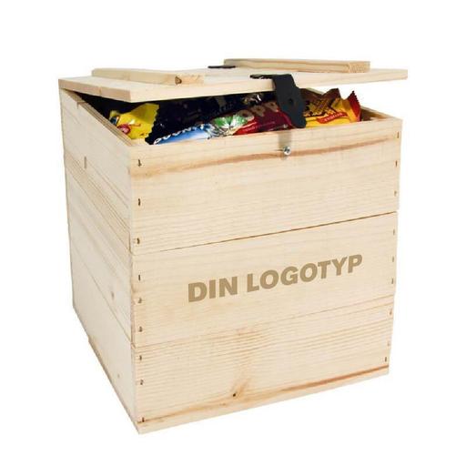 Trälåda med Inslaget Godis 2,5kg
