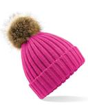 Bild på Mössa Beechfield Fur Pop Pom