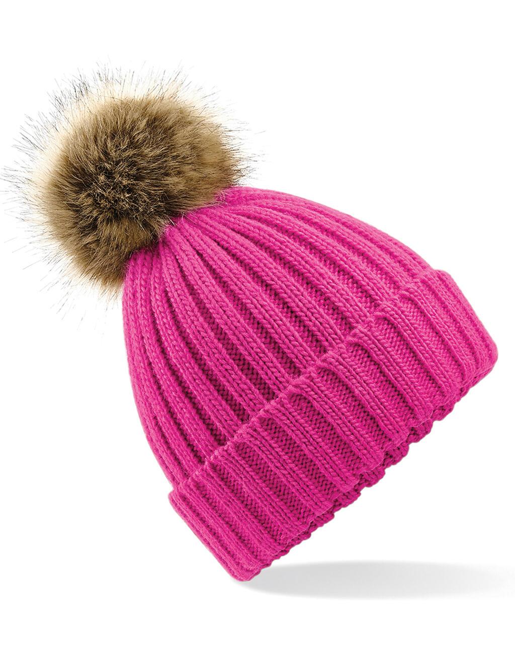 Bild på Mössa Beechfield Fur Pop Pom