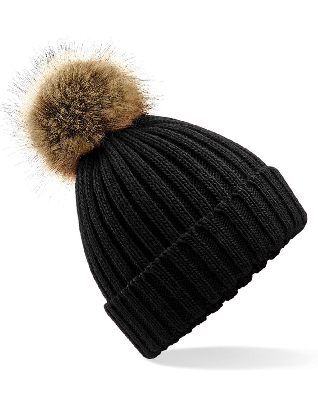 Bild på Mössa Beechfield Fur Pop Pom