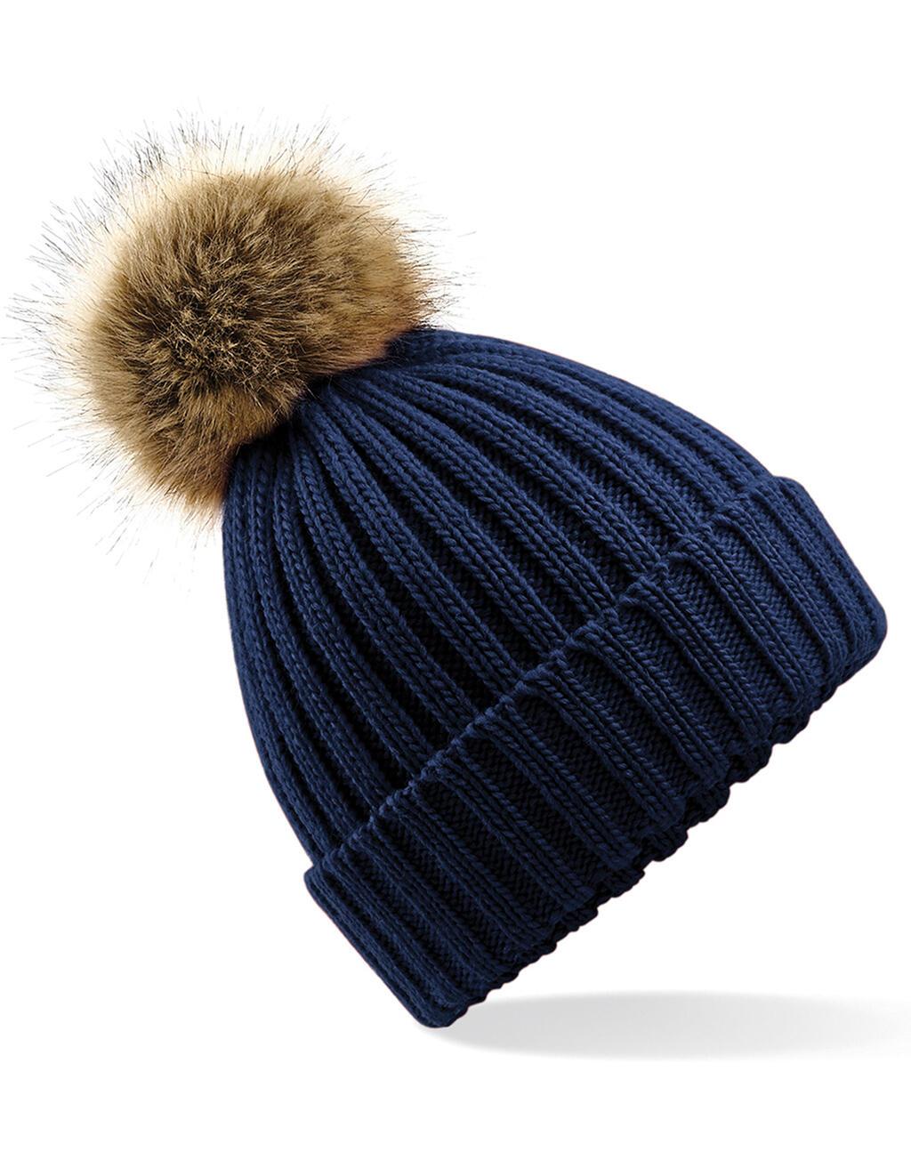 Bild på Mössa Beechfield Fur Pop Pom
