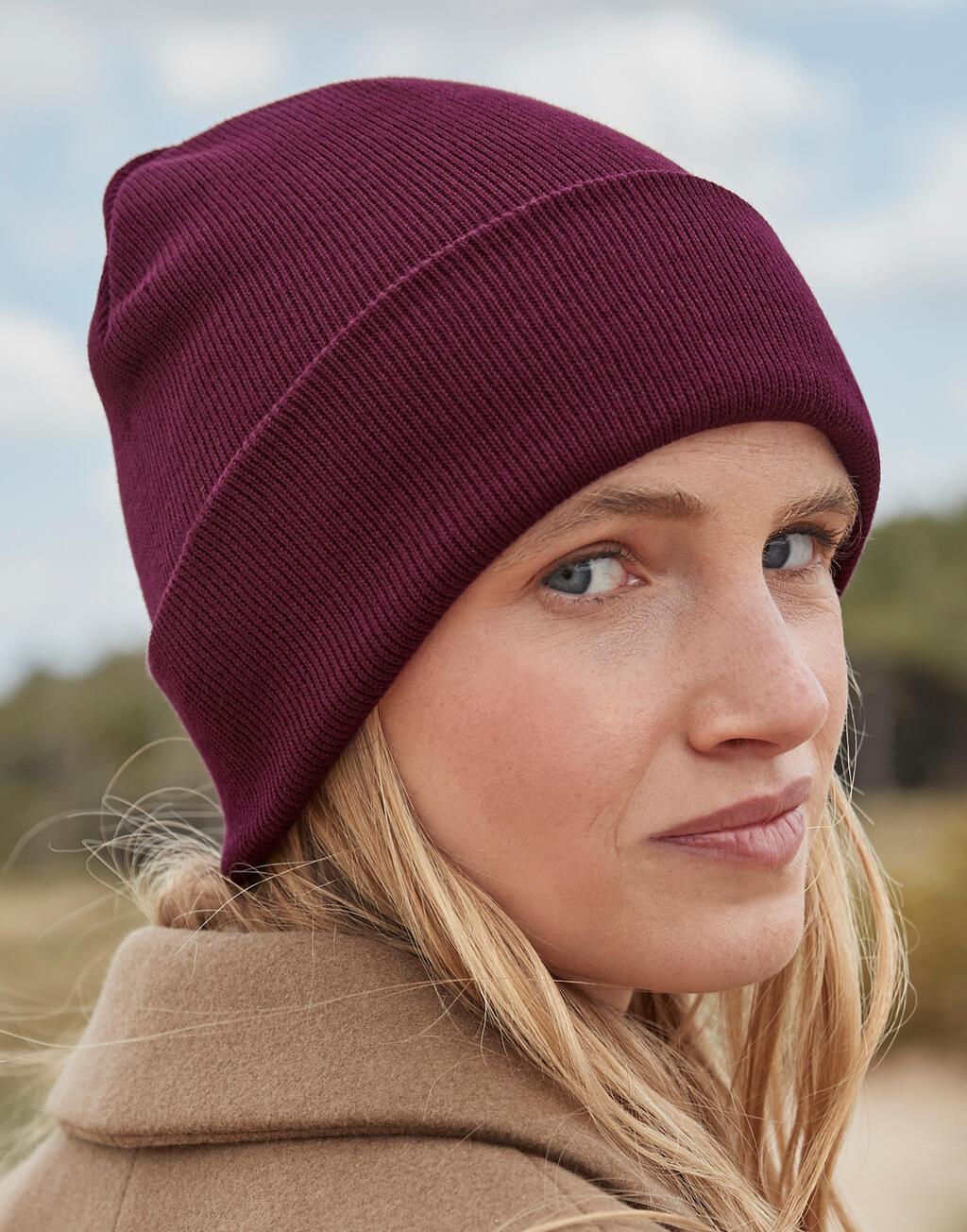 Bild på Mössa Beechfield Original Cuffed Organic