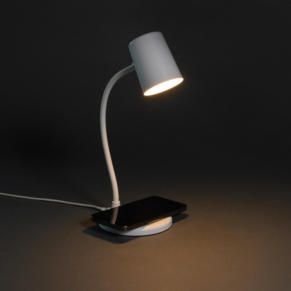 Bild på Skrivbordslampa Zenara med trådlös laddning 15W 