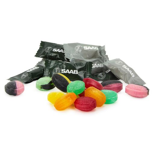 Flowpack med Karameller