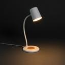 Bild på Skrivbordslampa Zenara med trådlös laddning 15W 