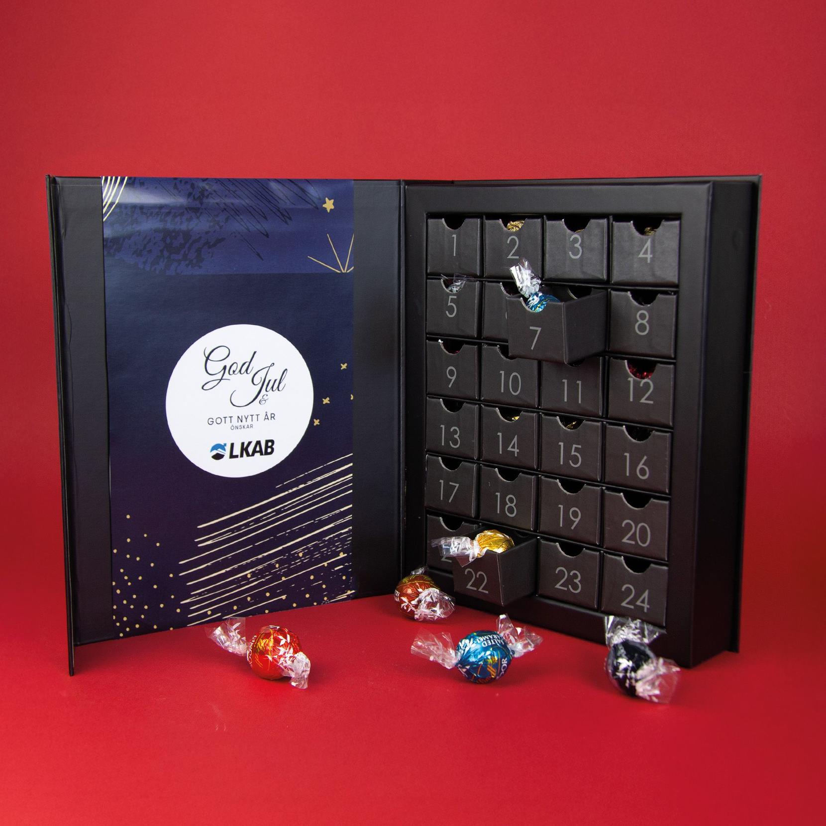 Bild på Adventskalender med Lindt-kula