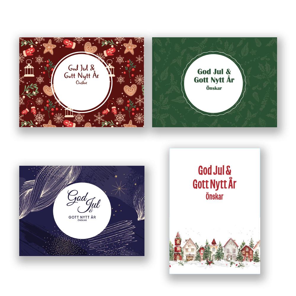 Julkort med egen logotyp 2025