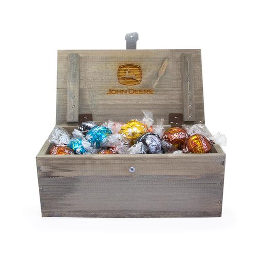 Trälåda med Lindtkulor 375g