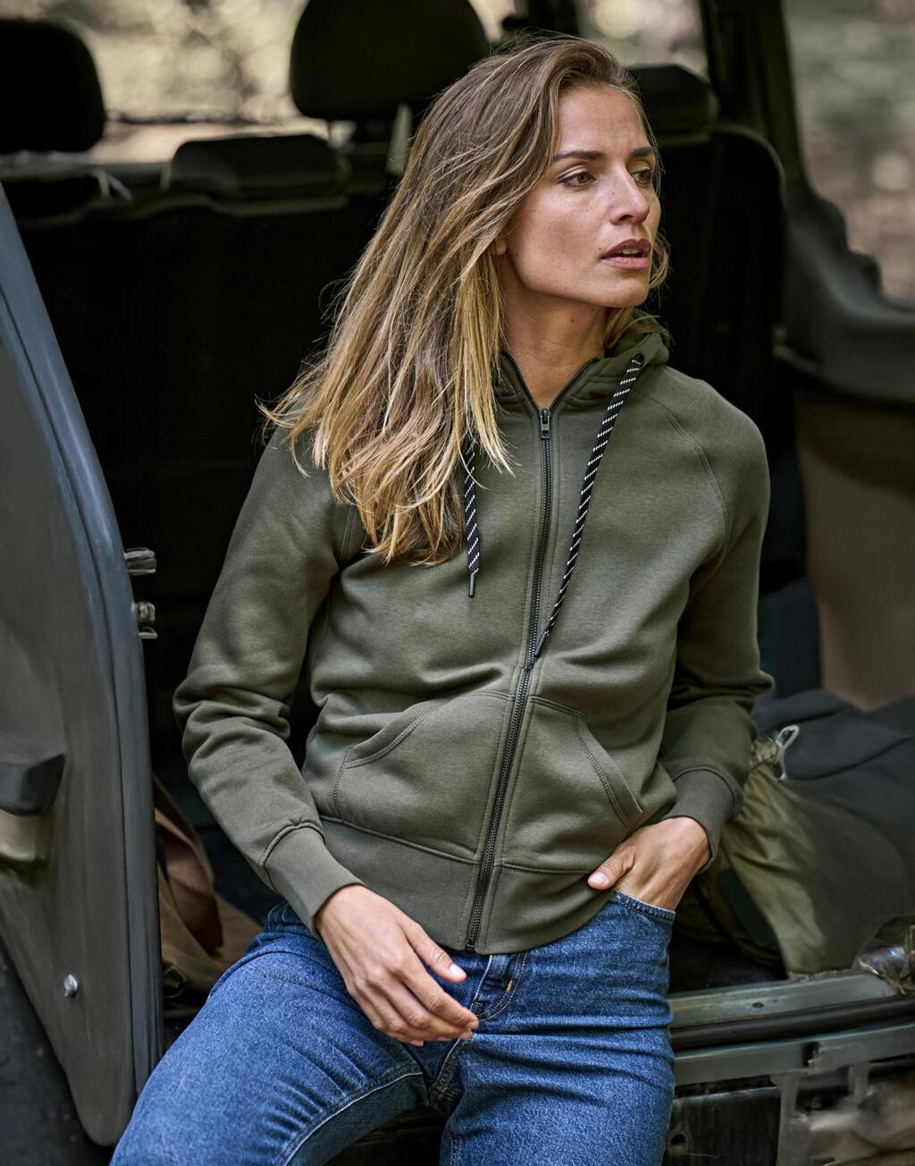 Bild på Hoodie TeeJays Fashion Zip Dam