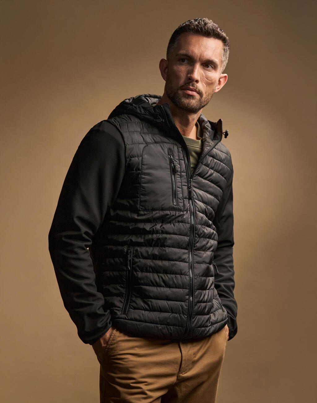 Bild på Hybridjacka TeeJays Crossover Hooded