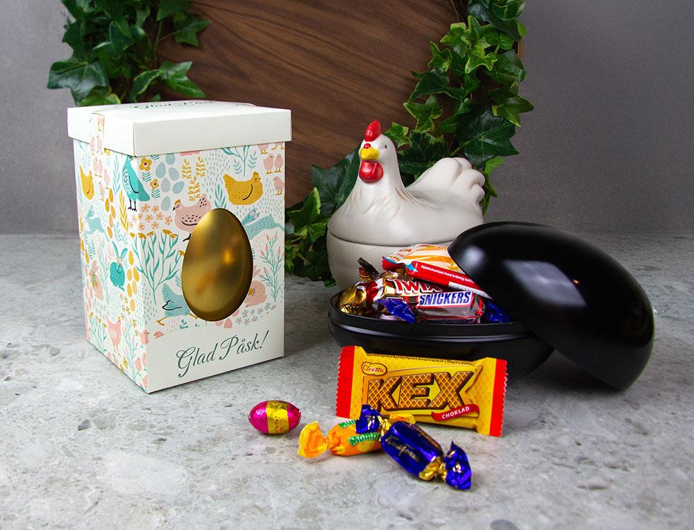 Bild på Plåtägg med Inslaget Godis 250 g