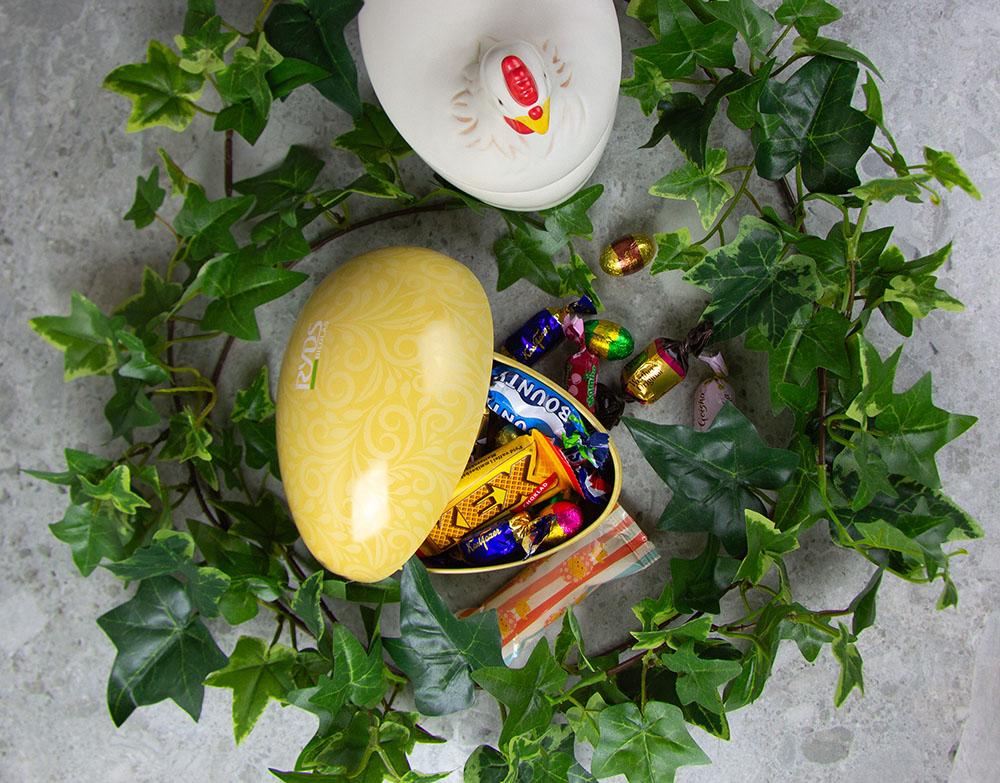 Bild på Plåtägg med Inslaget Godis 250 g