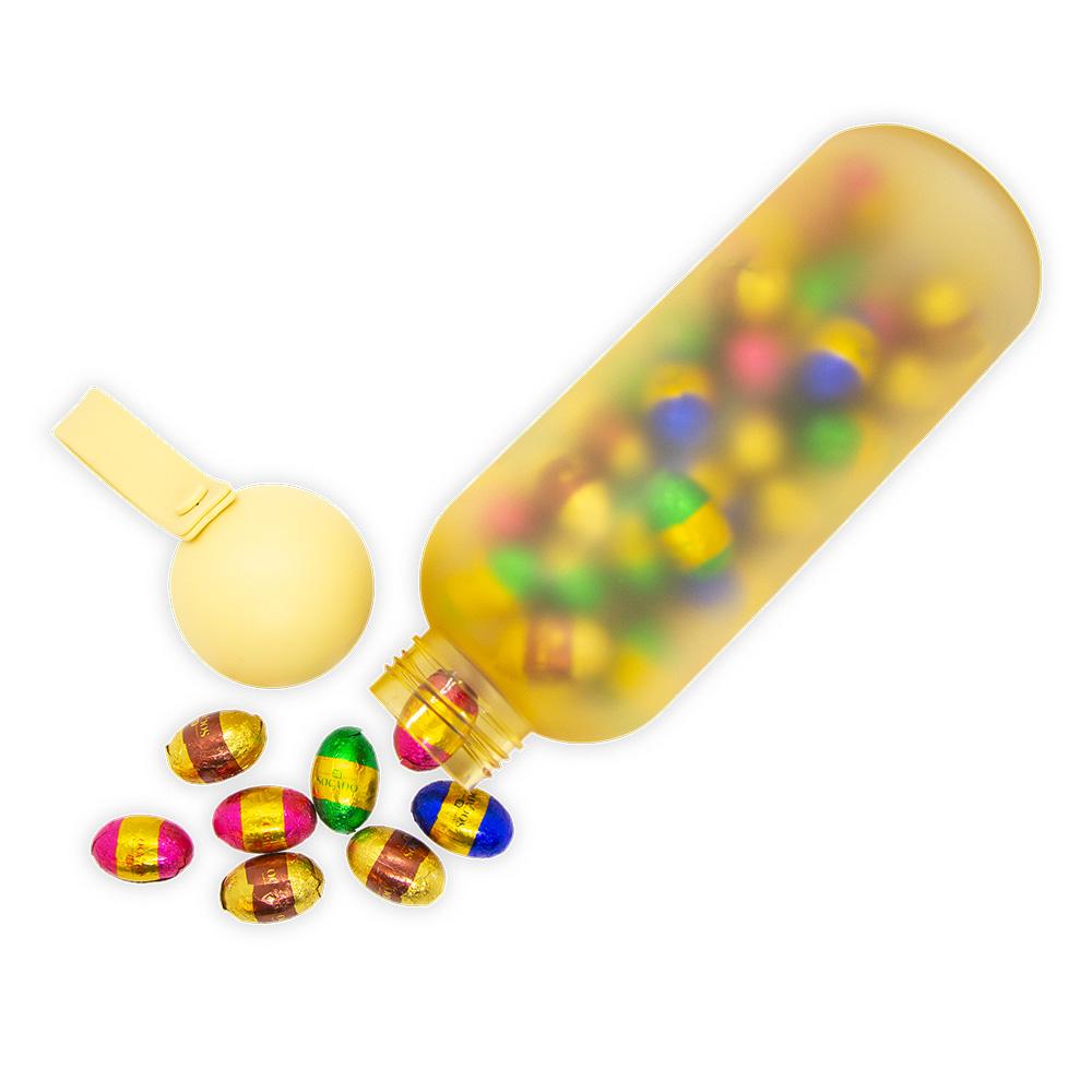 Bild på Vattenflaska SAGAFORM fylld med Godis