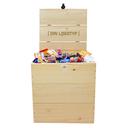 Bild på Trälåda med Inslaget Godis 2,5 kg