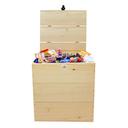 Bild på Trälåda med Inslaget Godis 2,5 kg