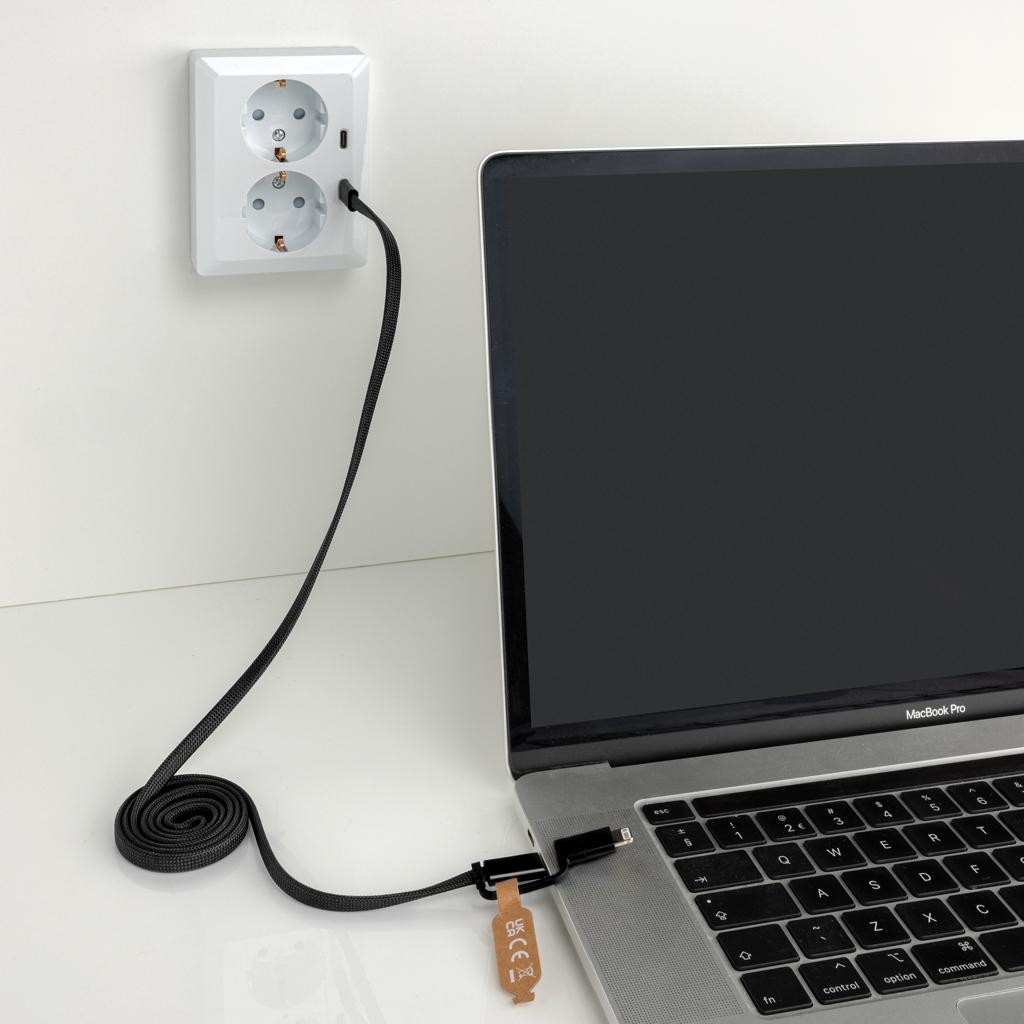 Bild på Laddningskabel Arc 60 W, 2-i-1 – ultratunn och magnetisk