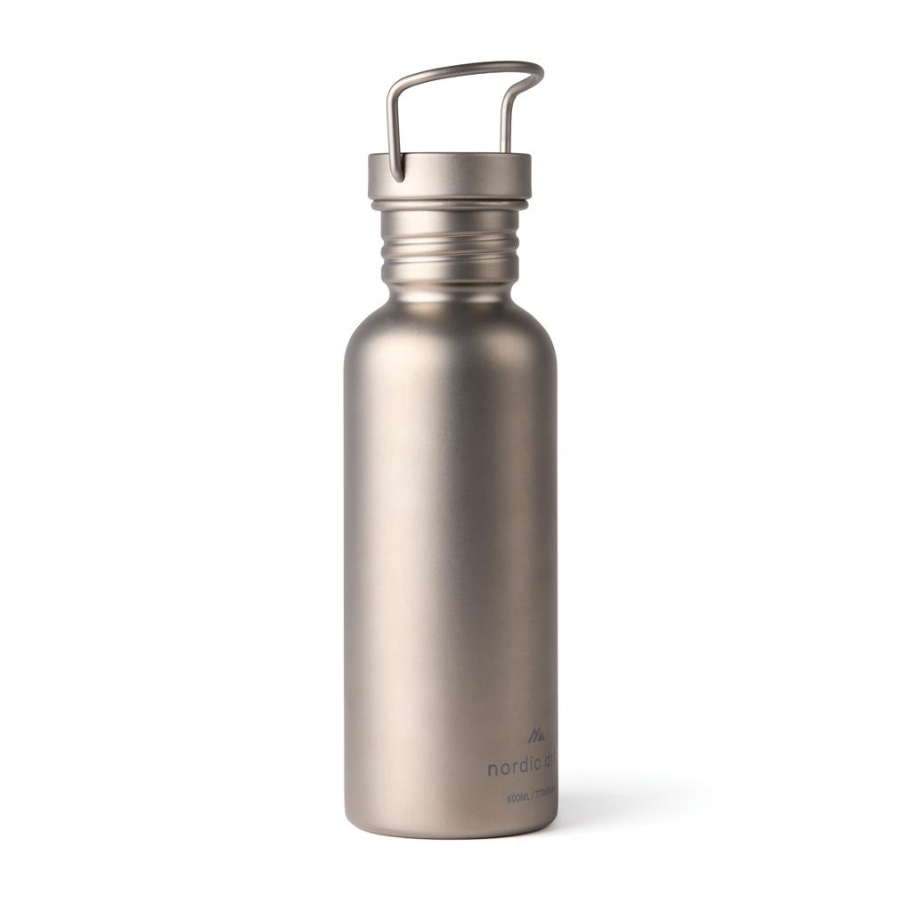 Bild på Metallflaska Nordic Drift Trail Light Titanium 600 ml