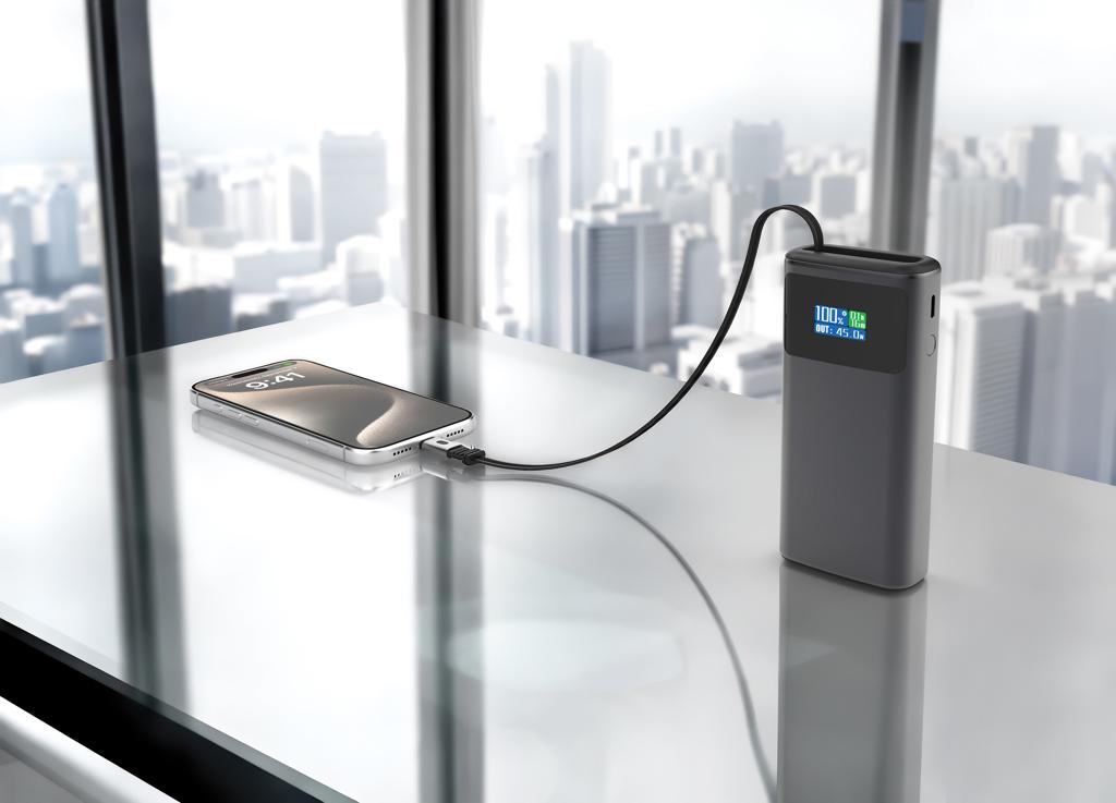 Bild på Powerbank Quantom 10 000 mAh, 45 W