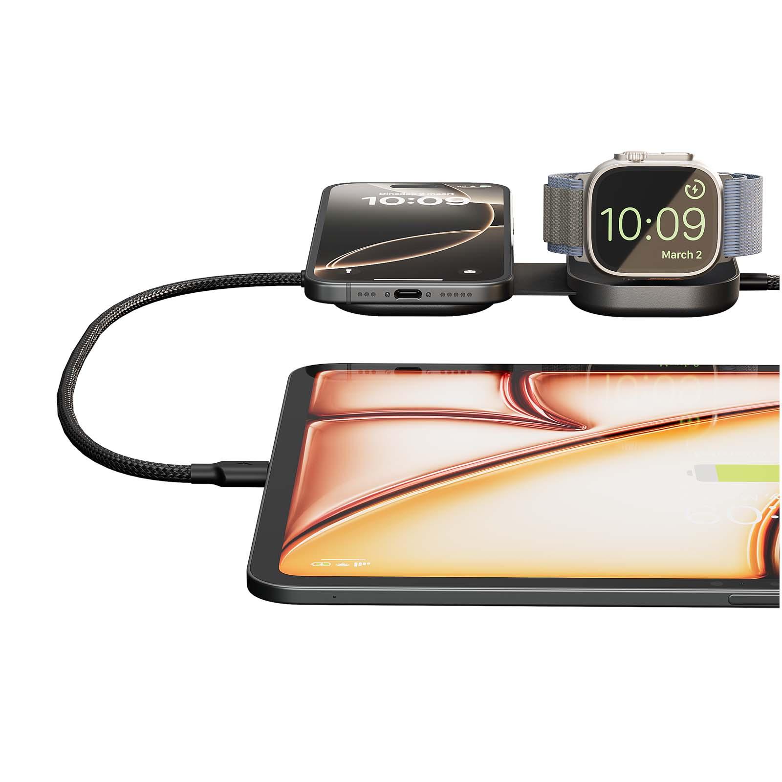 Bild på Laddningskabel Zens Pro 3, 140 W – 3-i-1