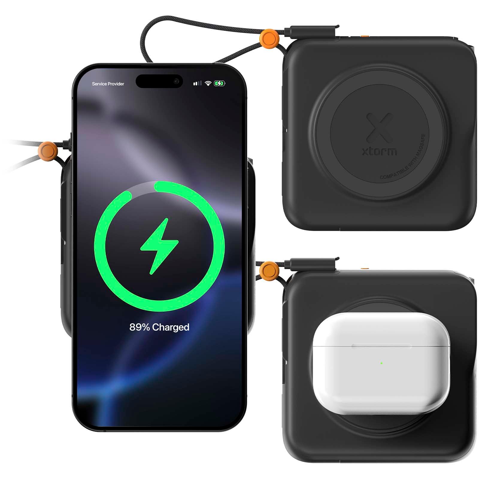 Bild på Reseladdare Xtorm TravelPro, 30 W, 10 000 mAh – 3-i-1