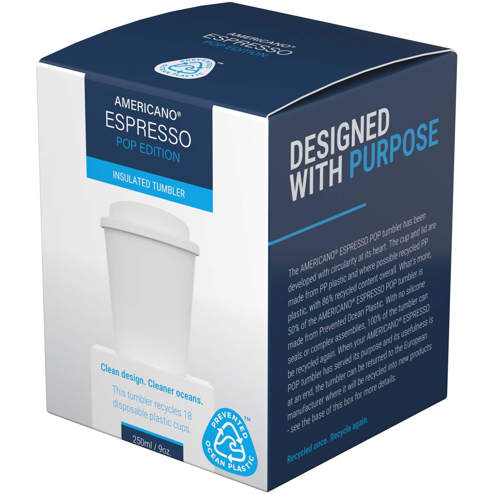 Bild på Take away-mugg Americano® Espresso POP, 250 ml – isolerad