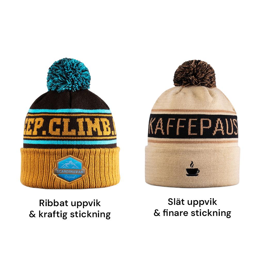 Bild på Mössa Retro, inkl. instickad dekoration