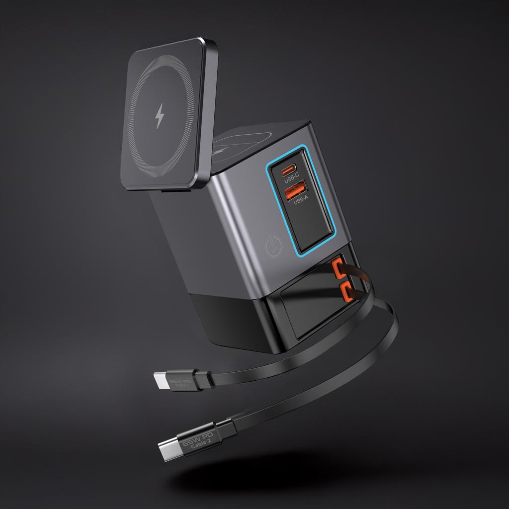 Bild på Hub-laddare Urban Vitamin Sacramento 105 W GaN Bild på Hub-laddare Urban Vitamin Sacramento 105 W GaN