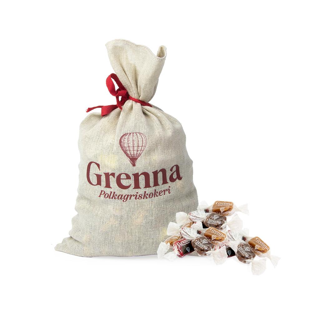 Bild på Julsäck med Gränna Kola 1kg Bild på Julsäck med Gränna Kola 1kg