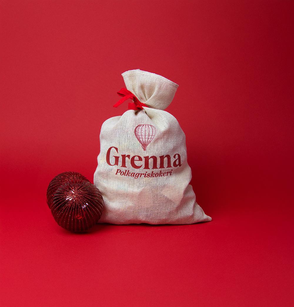 Bild på Julsäck med Gränna Kola 1kg Bild på Julsäck med Gränna Kola 1kg