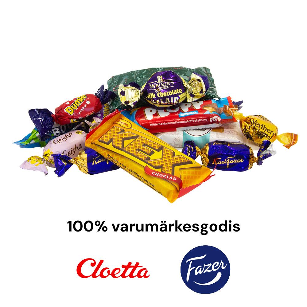 100% varumärkesgodis med 2025 blandning 100% varumärkesgodis med 2025 blandning