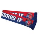 Stickad halsduk med exempel design 1