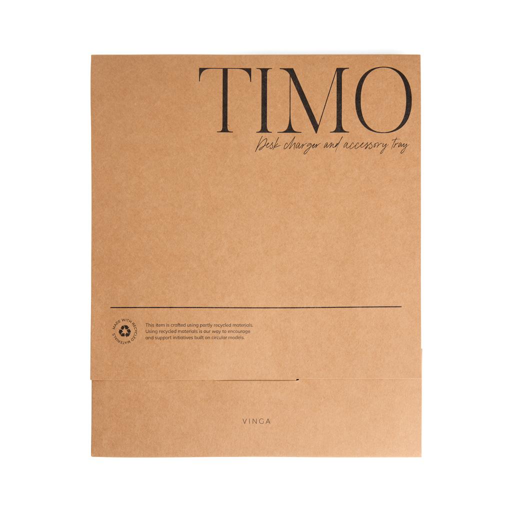Bild på Förvaringsbricka VINGA Timo med trådlös laddare 15W Bild på Förvaringsbricka VINGA Timo med trådlös laddare 15W